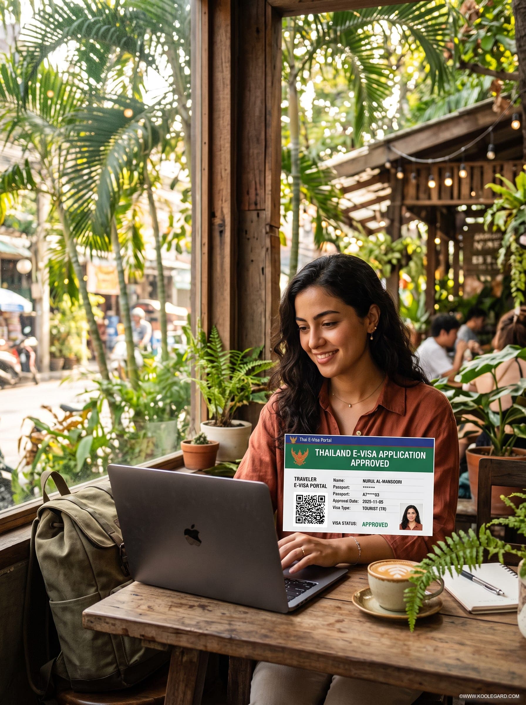 Thailand and Dubai online visa guide for koolegard backpackers